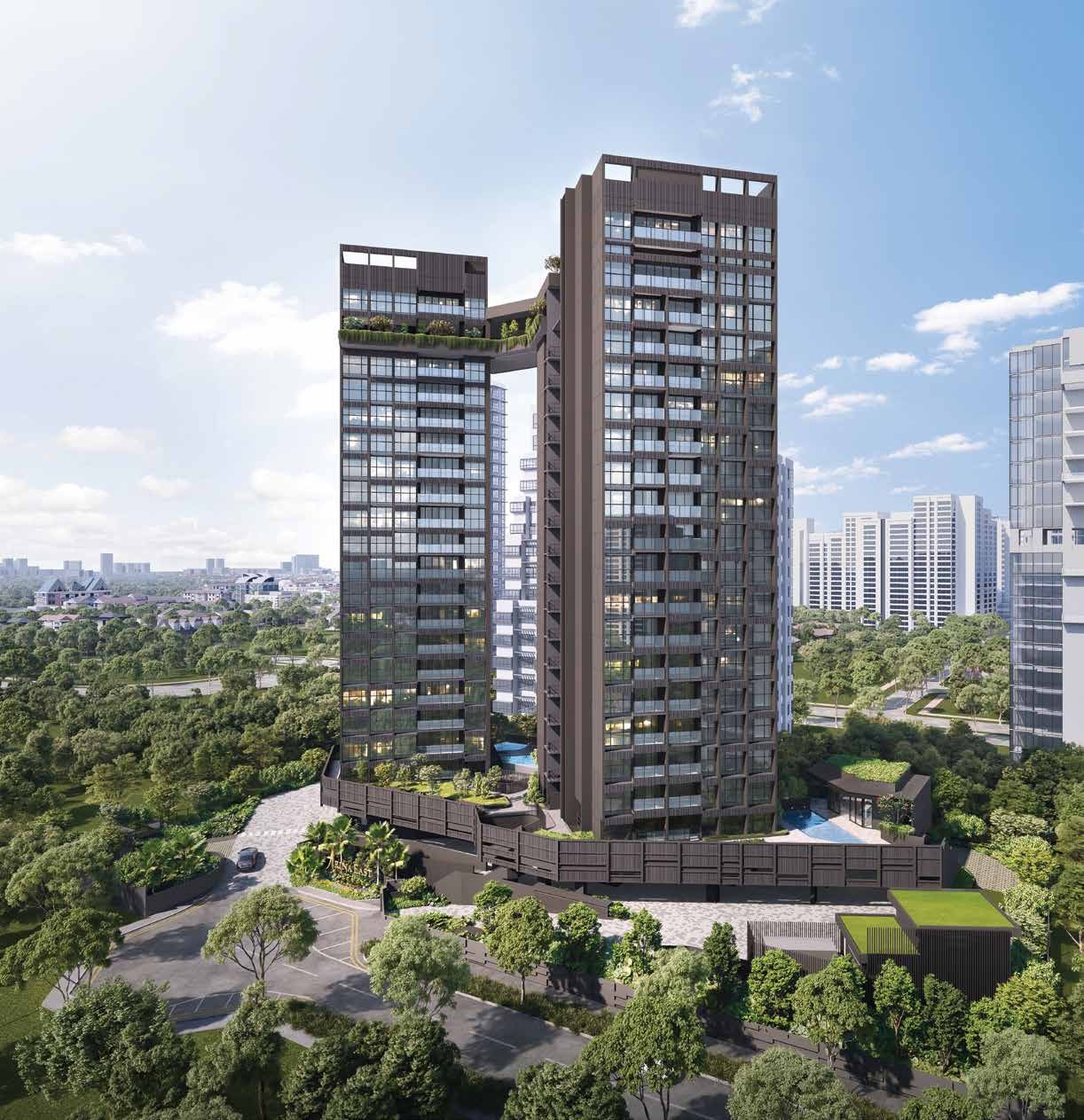 Twin towers (artist’s impression)